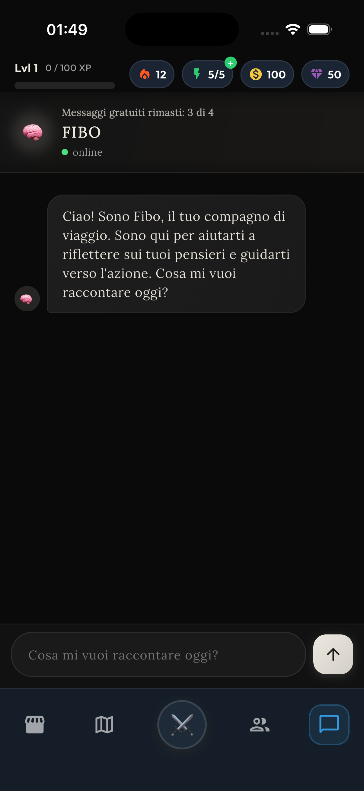 Chat con Fibo AI